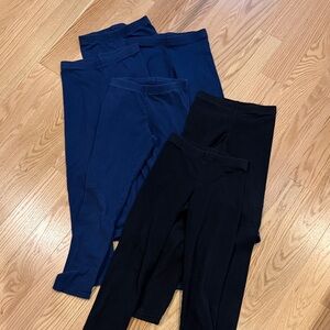 Old Navy 6-pack Navy Blue and Black Leggings
